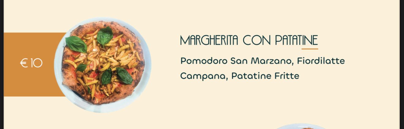 MARGHERITA CON PATATINE