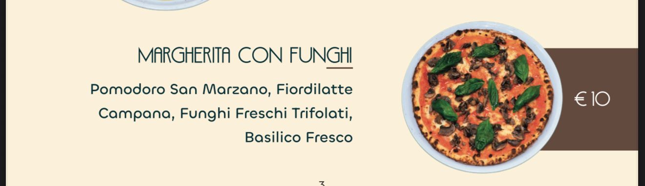 MARGHERITA CON FUNGHI