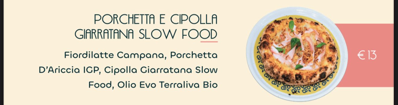 PORCHETTA E CIPOLLA GIARRATANA SLOW FOOD